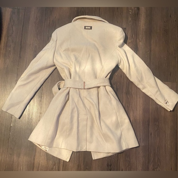 Calvin Klein - Asymmetrical Belted Wrap Coat Created for Macys - Petite XXS - Picture 6 of 16